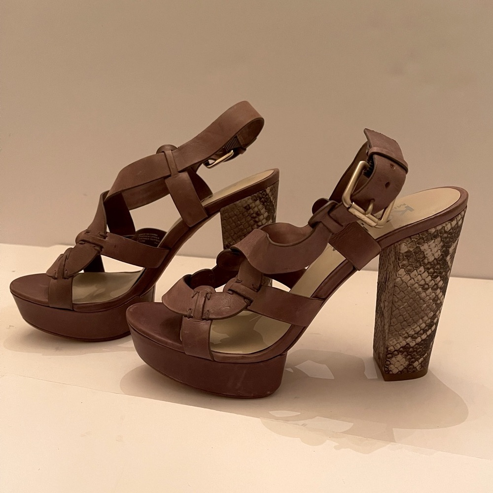 Kors reptile heel sandal